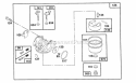 Carburetor Assembly Diagram and Parts List for  Briggs and Stratton Engine